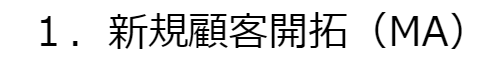 新規顧客開拓(MA)